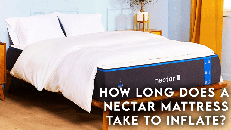 How long does a nectar mattress take to inflate?