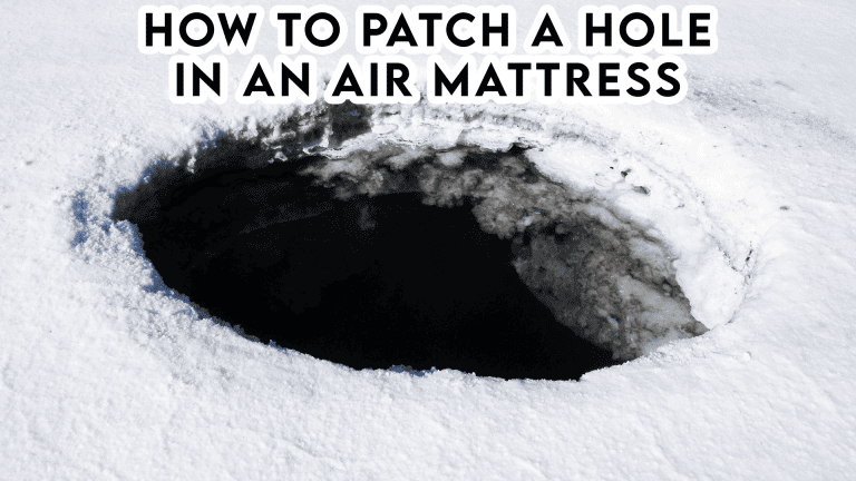 How to Patch a Hole in an Air Mattress