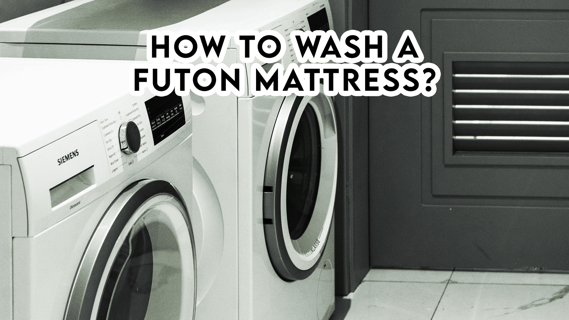 How to Wash a Futon Mattress?