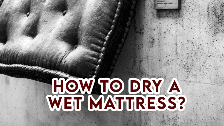 How to dry a wet mattress?
